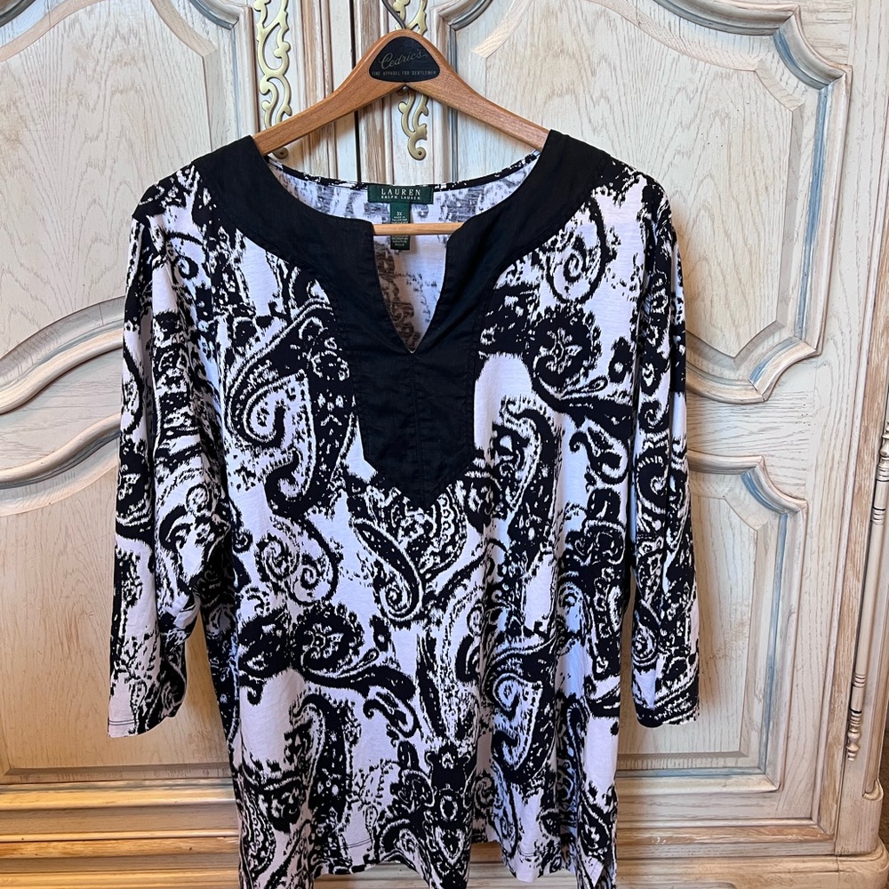 Lauren Ralph Lauren Tunic Top 3X